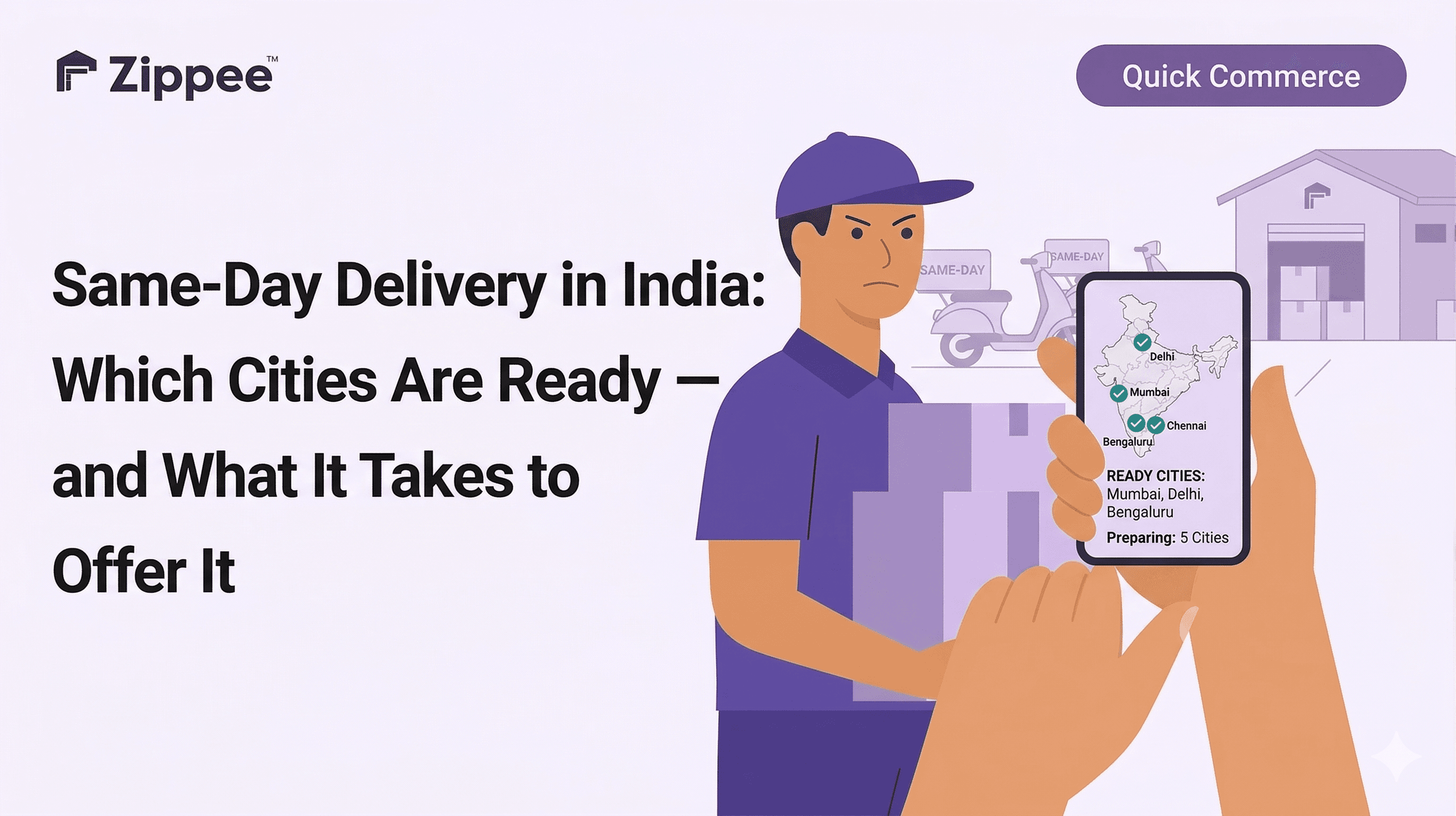 Same-Day Delivery in India: Which Cities Are Ready — and What It Takes to Offer It